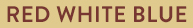 red white blue menu